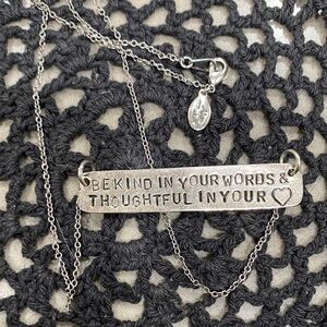 NEW alisa michelle necklace be kind in your words